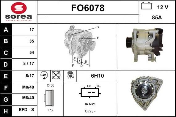 Sera FO6078 - Alternator furqanavto.az