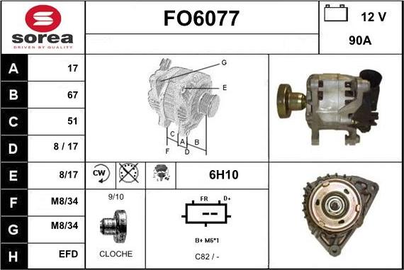 Sera FO6077 - Alternator furqanavto.az