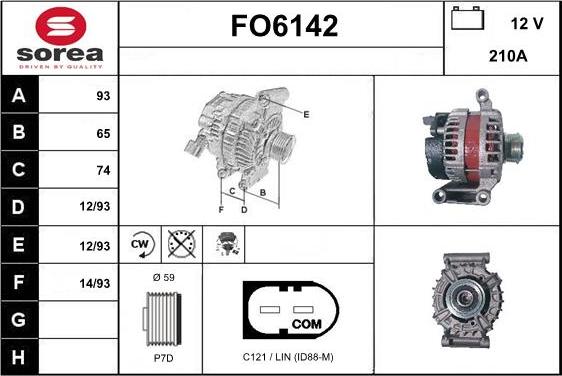 Sera FO6142 - Alternator furqanavto.az