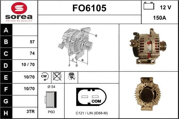 Sera FO6105 - Alternator furqanavto.az