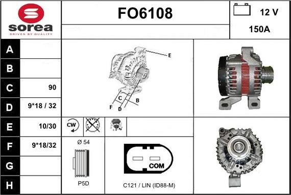 Sera FO6108 - Alternator furqanavto.az