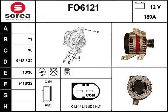 Sera FO6121 - Alternator furqanavto.az