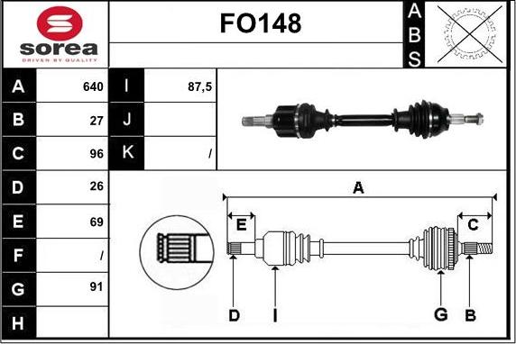 Sera FO148 - Sürücü mili furqanavto.az