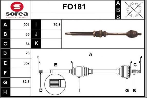 Sera FO181 - Sürücü mili furqanavto.az