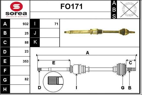 Sera FO171 - Sürücü mili furqanavto.az