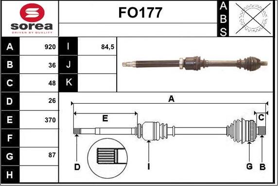 Sera FO177 - Sürücü mili furqanavto.az