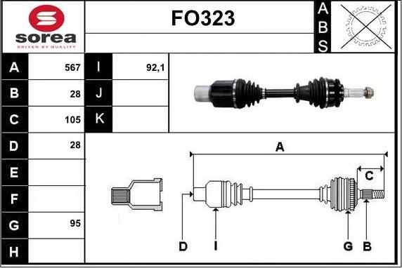 Sera FO323 - Sürücü mili furqanavto.az