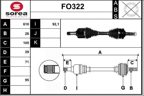 Sera FO322 - Sürücü mili furqanavto.az