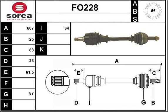 Sera FO228 - Sürücü mili furqanavto.az