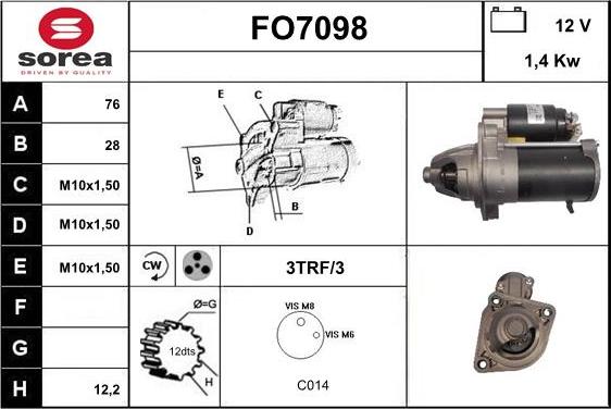 Sera FO7098 - Başlanğıc furqanavto.az