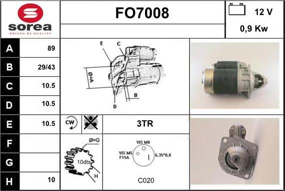 Sera FO7008 - Başlanğıc furqanavto.az