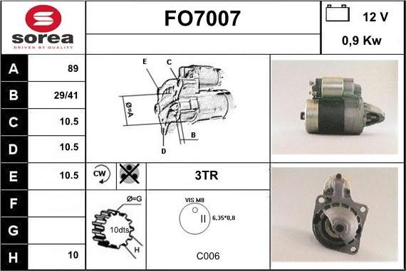 Sera FO7007 - Başlanğıc furqanavto.az