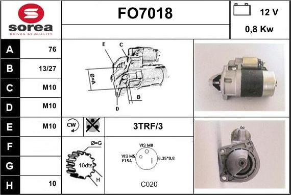 Sera FO7018 - Başlanğıc furqanavto.az