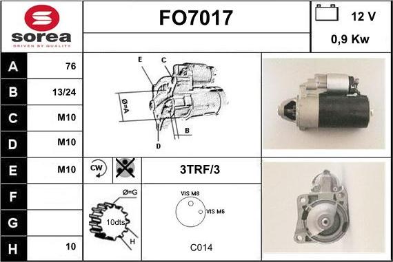 Sera FO7017 - Başlanğıc furqanavto.az