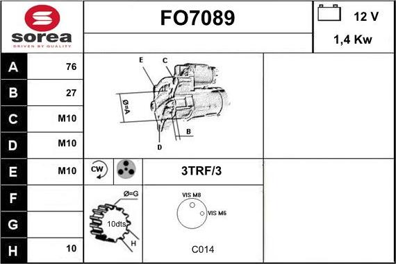 Sera FO7089 - Başlanğıc furqanavto.az