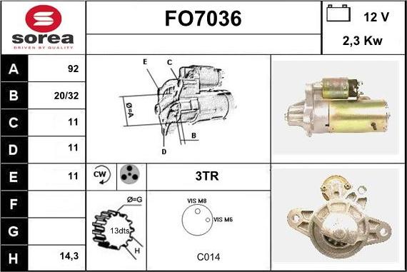 Sera FO7036 - Başlanğıc furqanavto.az