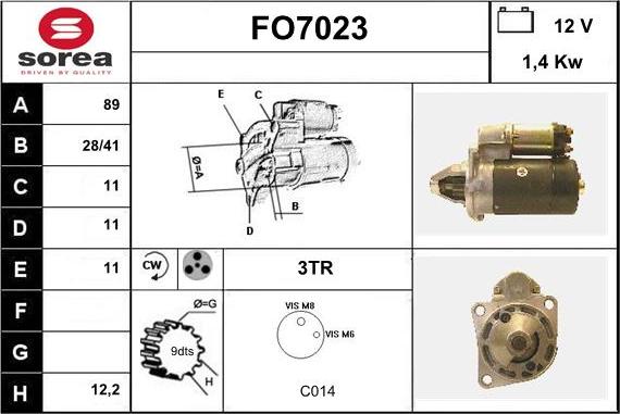 Sera FO7023 - Başlanğıc furqanavto.az