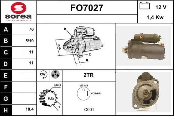 Sera FO7027 - Başlanğıc furqanavto.az