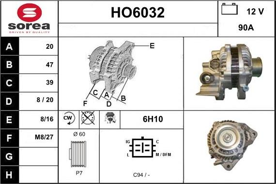 Sera HO6032 - Alternator furqanavto.az