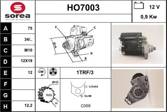 Sera HO7003 - Başlanğıc furqanavto.az