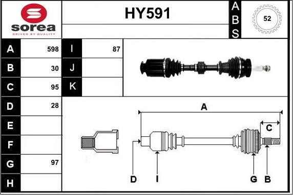 Sera HY591 - Sürücü mili www.furqanavto.az