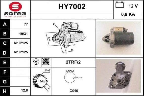 Sera HY7002 - Başlanğıc furqanavto.az