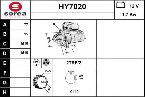 Sera HY7020 - Başlanğıc furqanavto.az