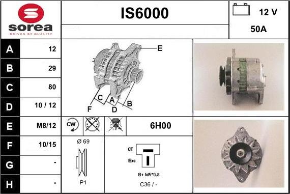 Sera IS6000 - Alternator furqanavto.az