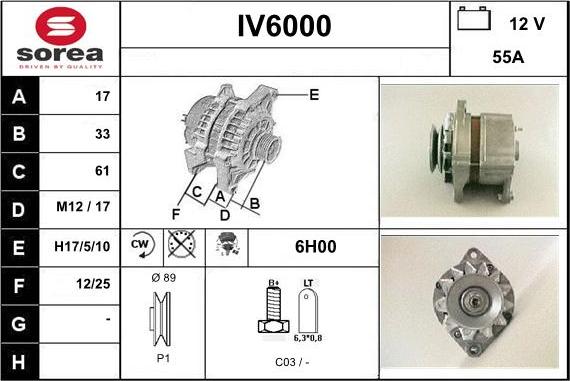 Sera IV6000 - Alternator furqanavto.az