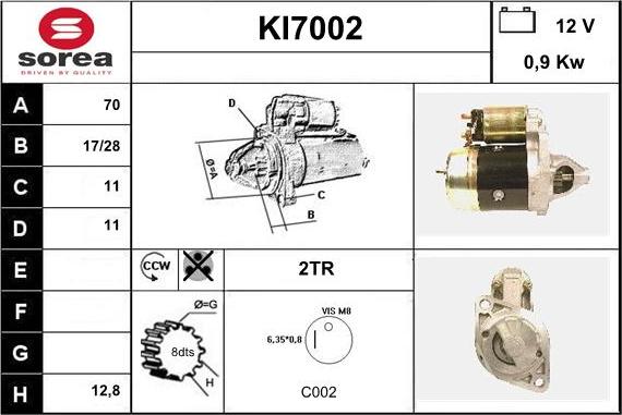 Sera KI7002 - Başlanğıc furqanavto.az