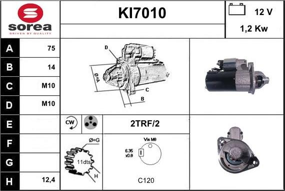 Sera KI7010 - Başlanğıc furqanavto.az