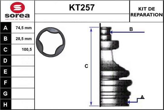 Sera KT257 - Körük, sürücü val furqanavto.az