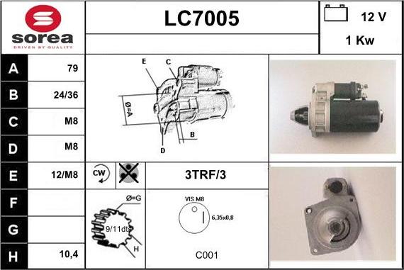 Sera LC7005 - Başlanğıc furqanavto.az