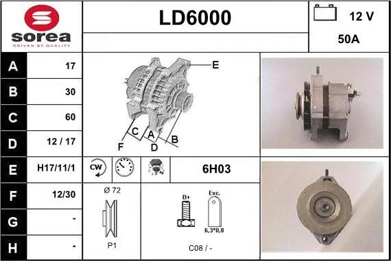 Sera LD6000 - Alternator furqanavto.az