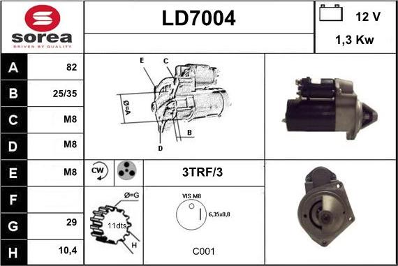 Sera LD7004 - Başlanğıc furqanavto.az