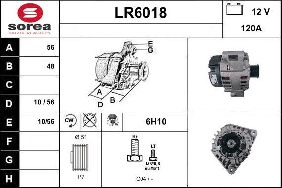 Sera LR6018 - Alternator furqanavto.az