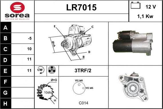 Sera LR7015 - Başlanğıc furqanavto.az