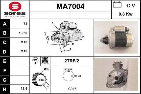 Sera MA7004 - Başlanğıc furqanavto.az