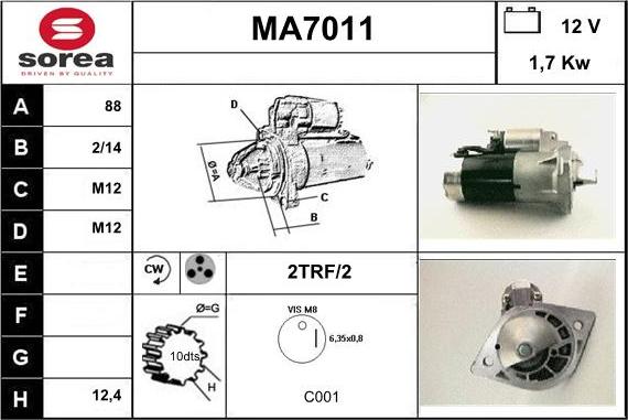 Sera MA7011 - Başlanğıc furqanavto.az