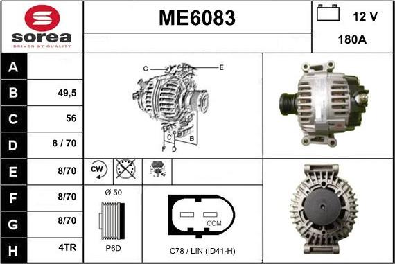 Sera ME6083 - Alternator furqanavto.az