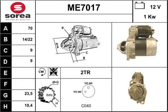 Sera ME7017 - Başlanğıc furqanavto.az