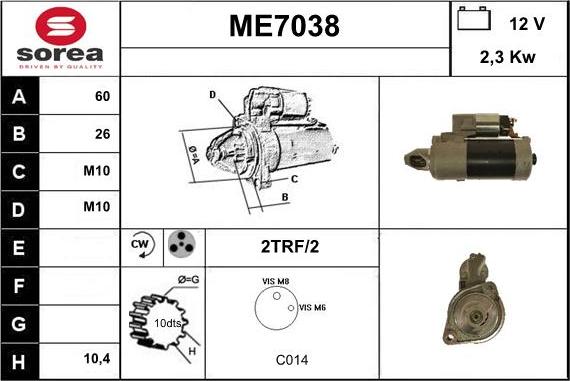 Sera ME7038 - Başlanğıc furqanavto.az