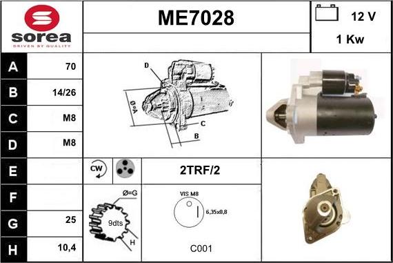 Sera ME7028 - Başlanğıc furqanavto.az