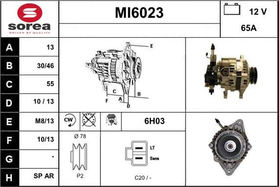 Sera MI6023 - Alternator furqanavto.az