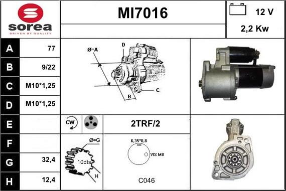 Sera MI7016 - Başlanğıc furqanavto.az