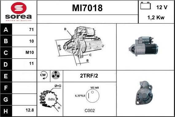 Sera MI7018 - Başlanğıc furqanavto.az