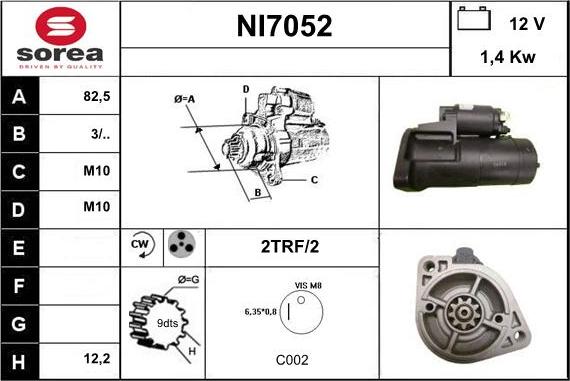 Sera NI7052 - Başlanğıc furqanavto.az