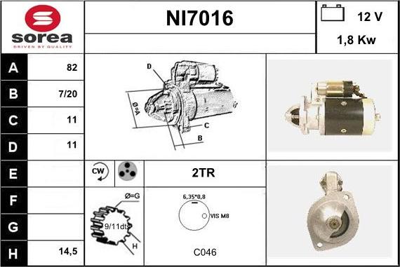 Sera NI7016 - Başlanğıc furqanavto.az