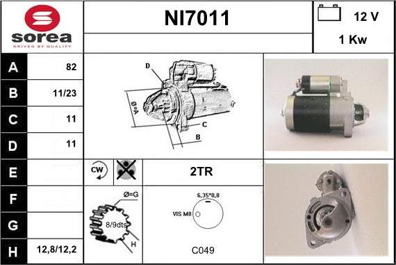 Sera NI7011 - Başlanğıc furqanavto.az