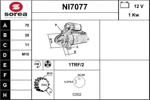 Sera NI7077 - Başlanğıc furqanavto.az